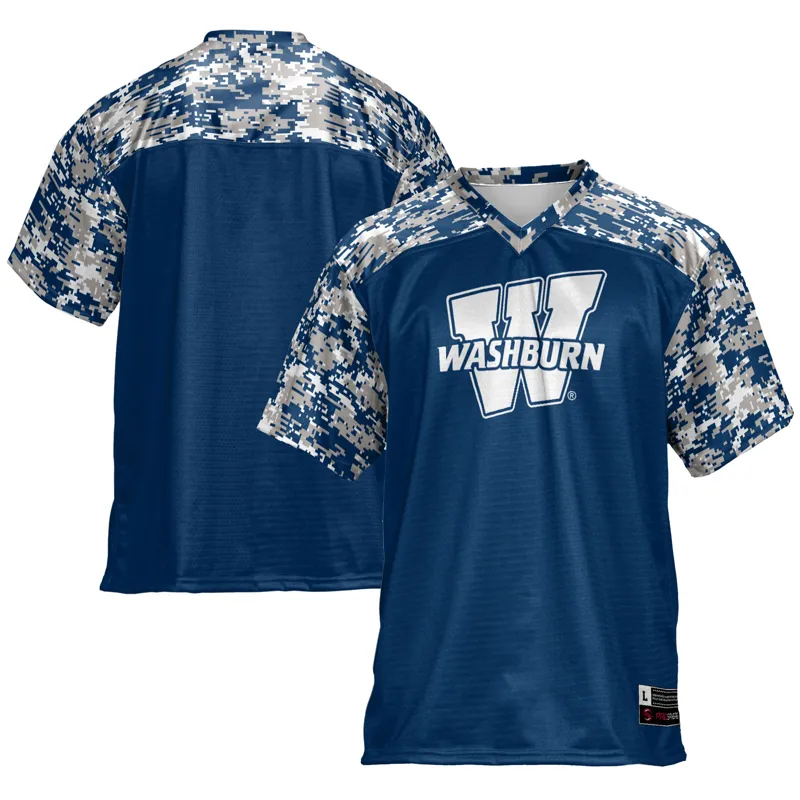 Washburn Ichabods Jersey Gameday Greats Blue Jersey