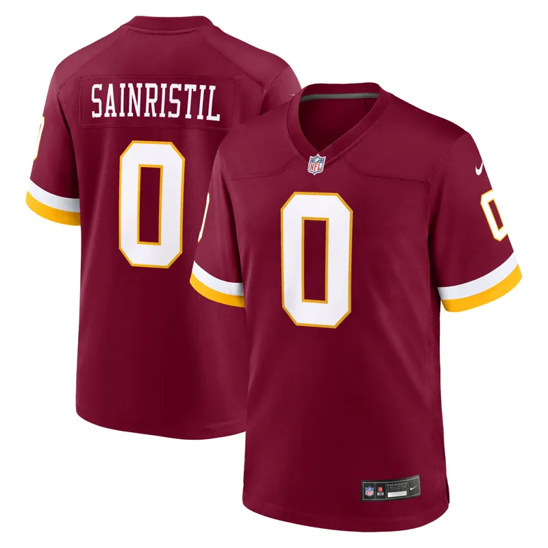 Washington Commanders Jersey Mike Sainristil Black Hail Raiser Alternate Game Jersey - Image 4