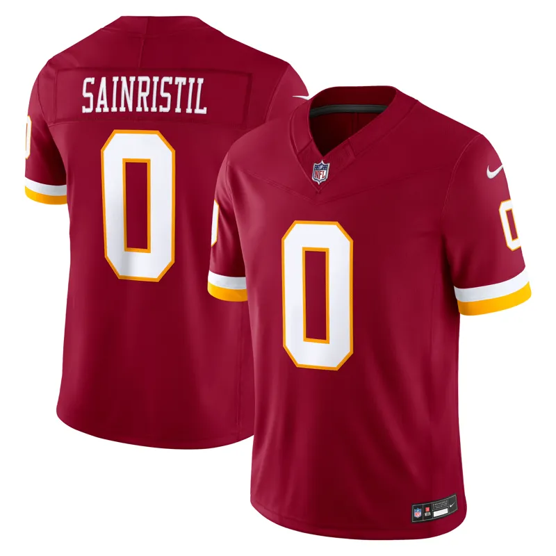 Washington Commanders Jersey Mike Sainristil Burgundy Team Game Jersey - Image 2