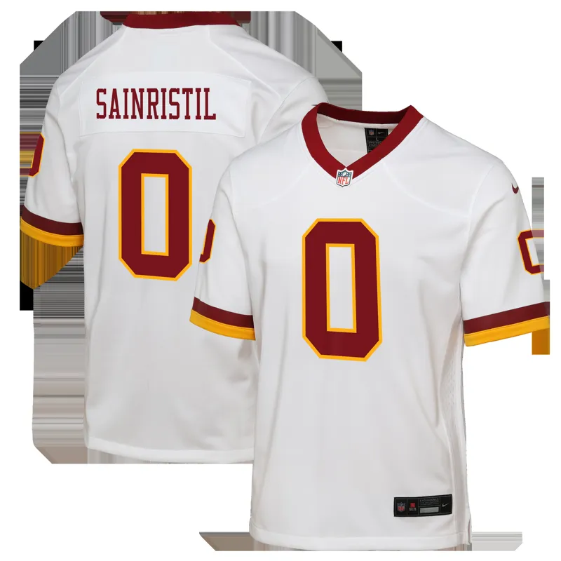Washington Commanders Jersey Mike Sainristil Burgundy Team Game Jersey - Image 4