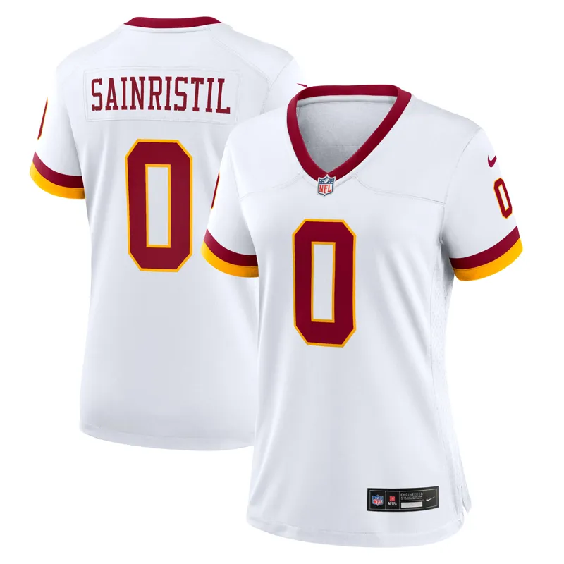 Washington Commanders Jersey Mike Sainristil White Game Super Bowl Era Jersey