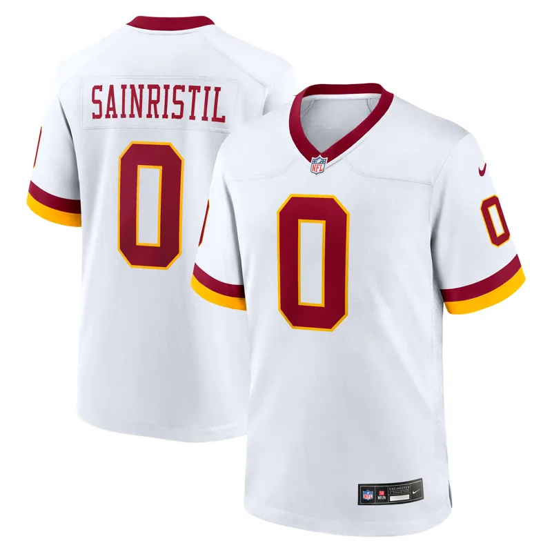 Washington Commanders Jersey Mike Sainristil White Game Super Bowl Era Jersey - Image 2