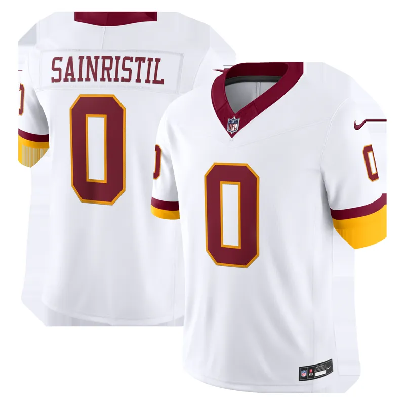 Washington Commanders Jersey Mike Sainristil White Game Super Bowl Era Jersey - Image 4