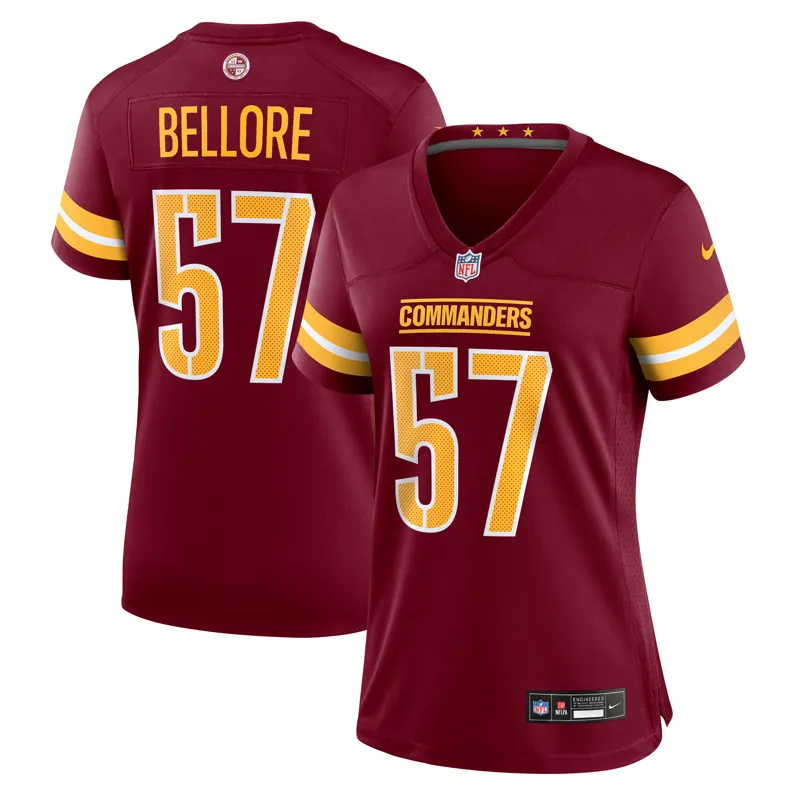 Washington Commanders Jersey Nick Allegretti Burgundy Game Jersey - Image 3