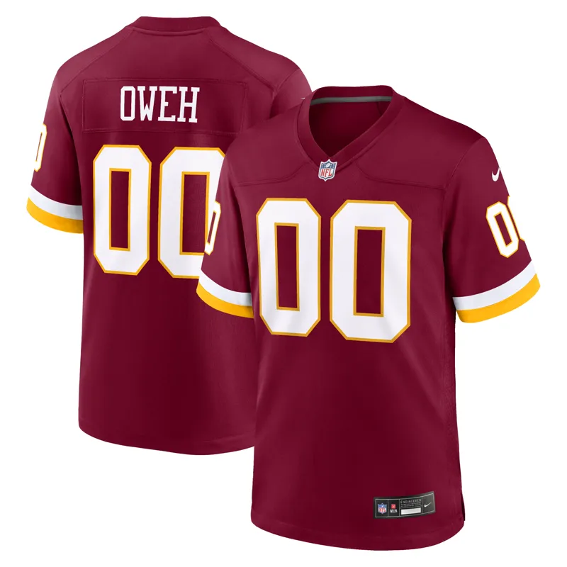 Washington Commanders Jersey Odafe Oweh Black Hail Raiser Alternate Game Jersey - Image 3