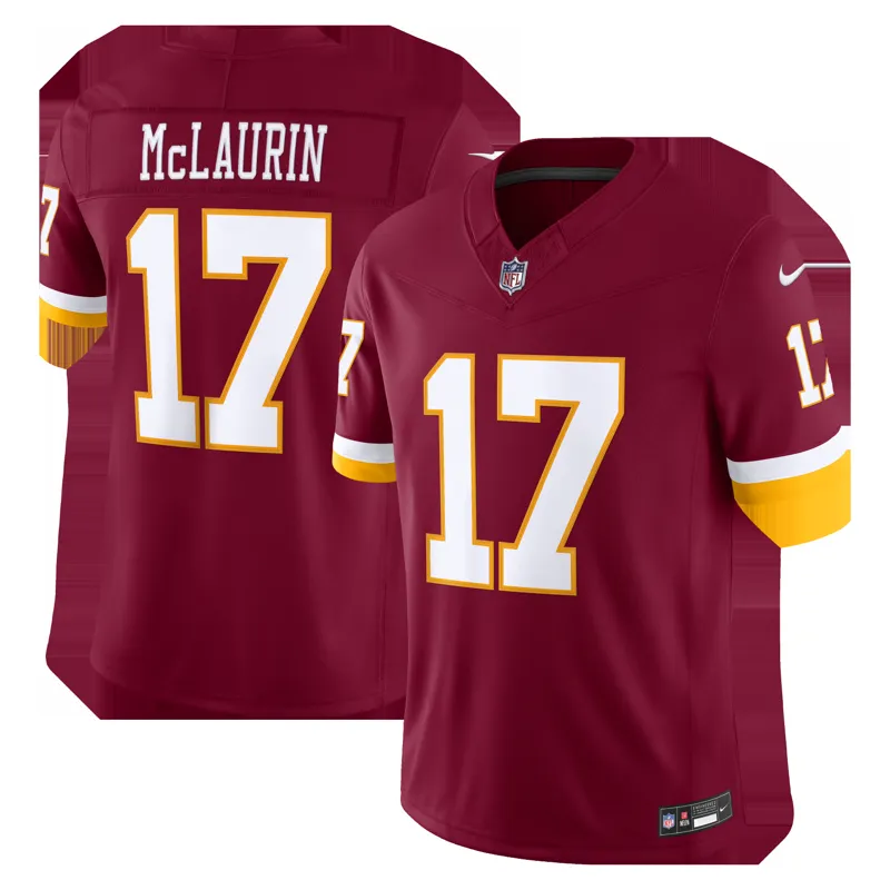 Washington Commanders Jersey Terry Mclaurin Burgundy Vapor Fuse Stitched Limited Jersey