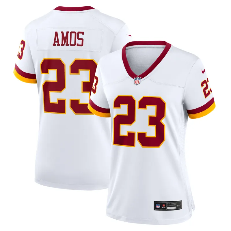 Washington Commanders Jersey Trey Amos White Game Super Bowl Era Jersey