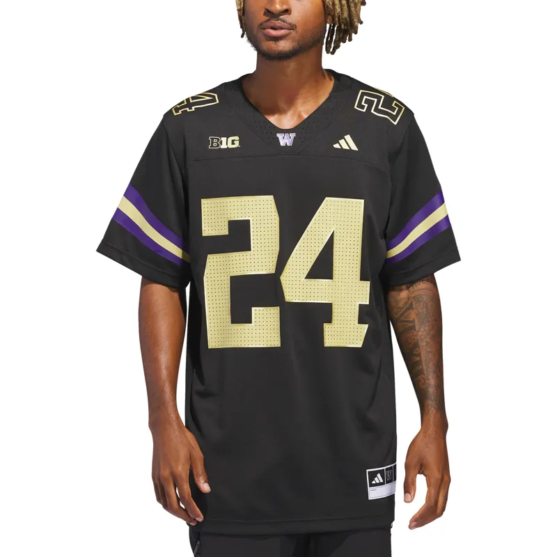 Washington Huskies Jersey #1 White Premier Jersey - Image 5