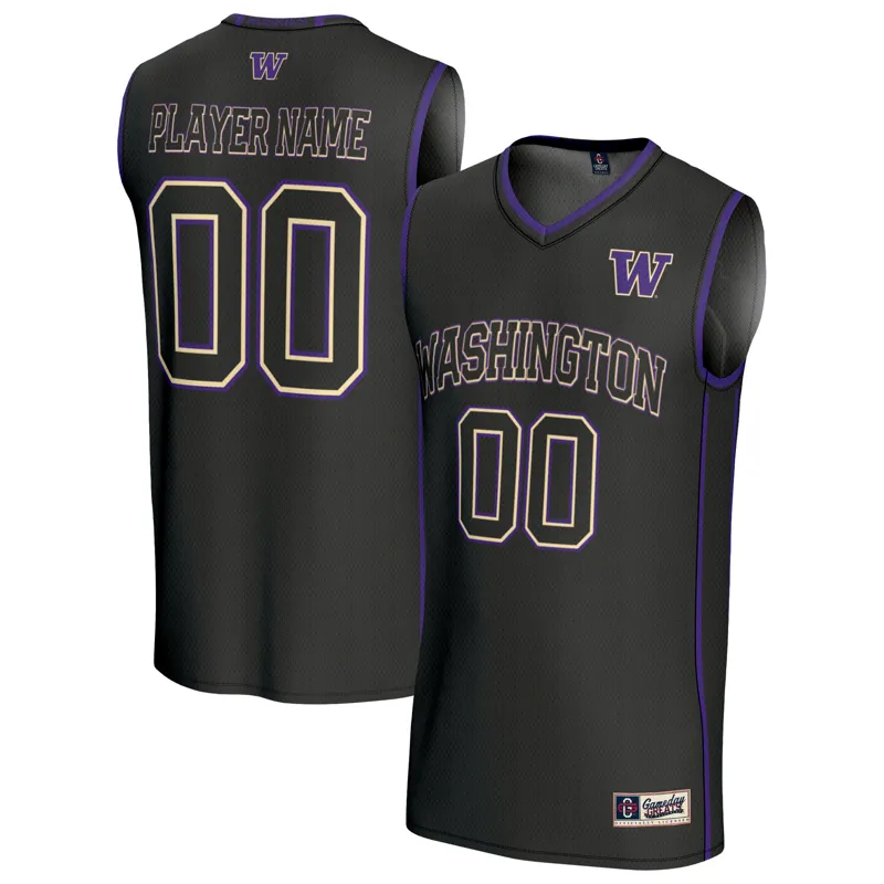 Washington Huskies Jersey Gameday Greats Black Lightweight Collegiate Pick A Player Jersey