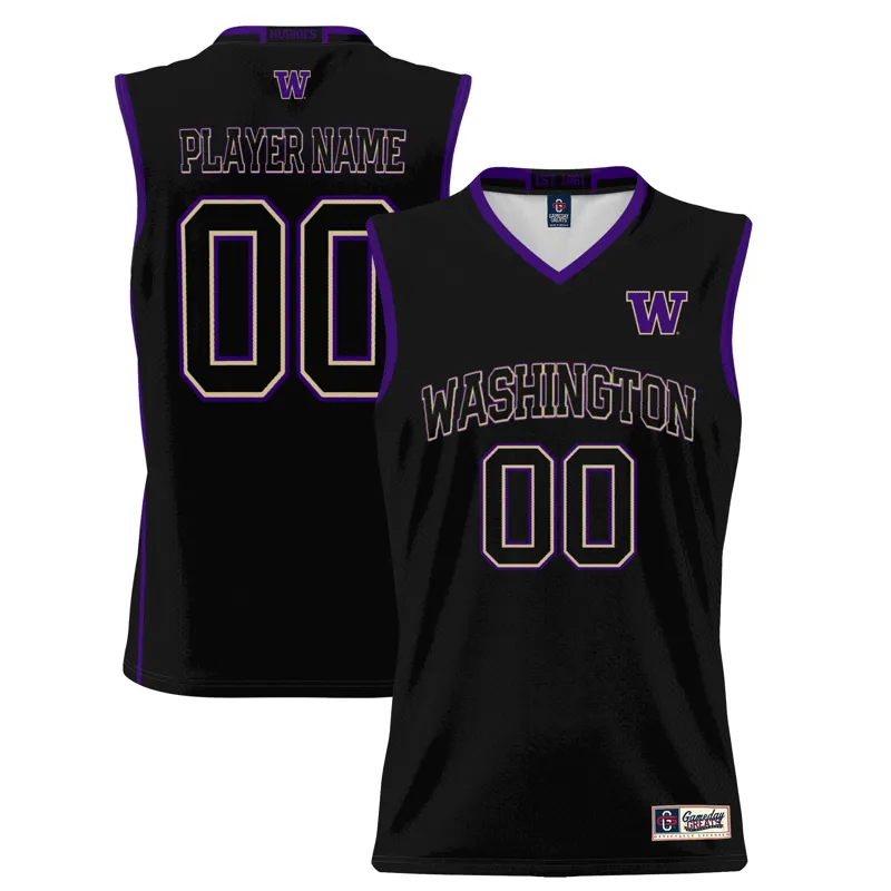 Washington Huskies Jersey Gameday Greats Black Pick A Player Jersey - Image 3