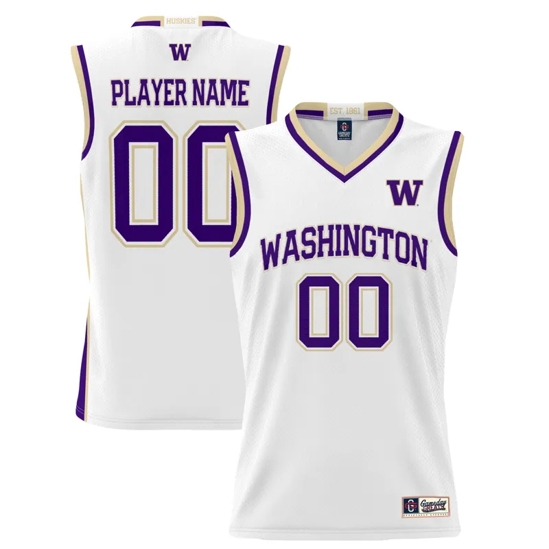 Washington Huskies Jersey Gameday Greats White Lightweight Pick A Player Jersey