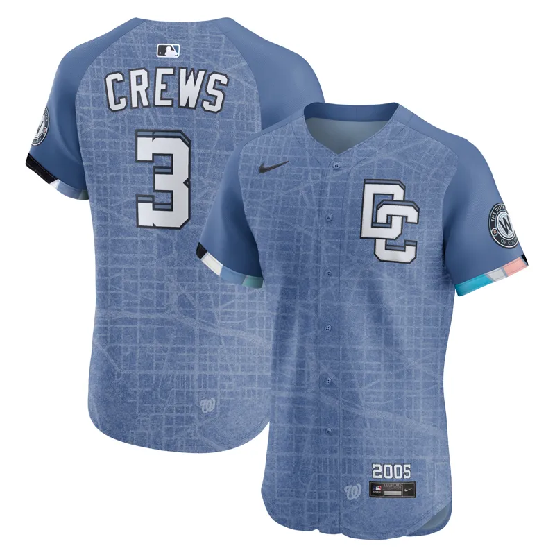 Washington Nationals Jersey Cj Abrams White Home Player Jersey - Image 3
