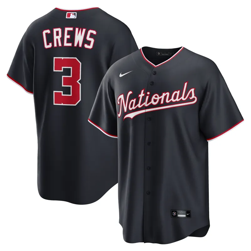 Washington Nationals Jersey Cj Abrams White Home Player Jersey - Image 5