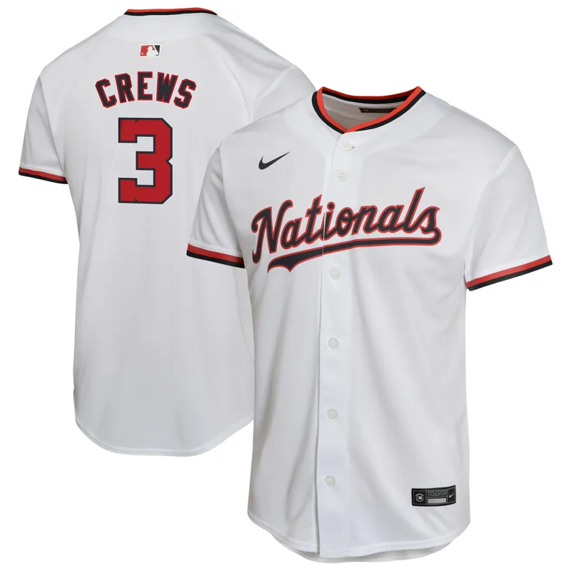 Washington Nationals Jersey Dylan Crews Navy Alternate Jersey - Image 3