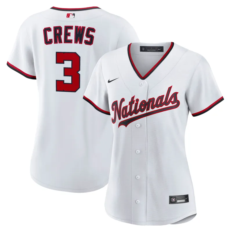 Washington Nationals Jersey Dylan Crews Navy Alternate Jersey - Image 4