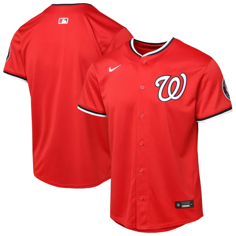 Washington Nationals Jersey Navy Alternate Limited Custom Jersey - Image 3
