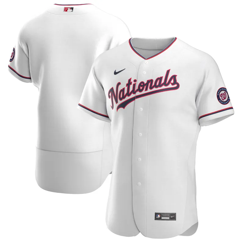 Washington Nationals Jersey White Alternate Team Jersey
