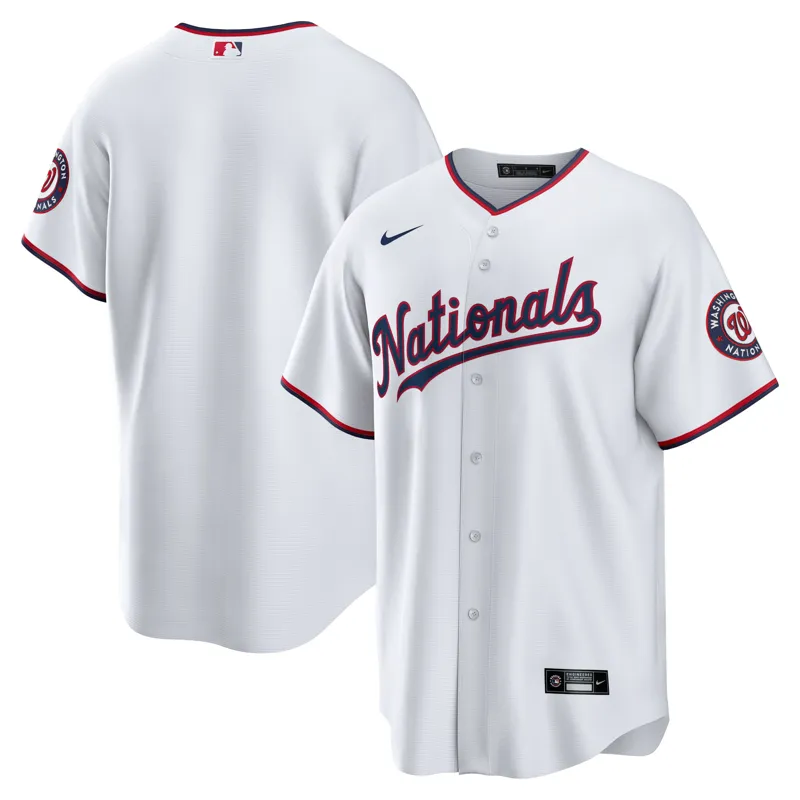 Washington Nationals Jersey White Alternate Team Jersey - Image 3