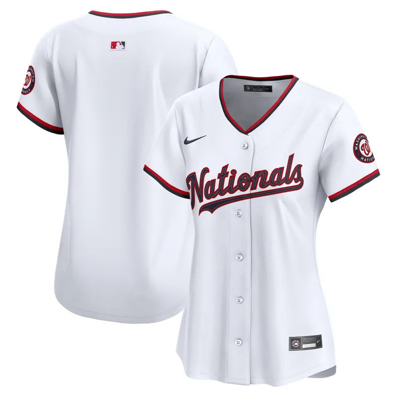 Washington Nationals Jersey White Home Limited Custom Jersey - Image 4
