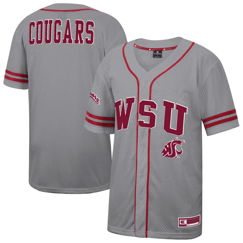 Washington State Cougars Jersey #1 Charcoal Untouchable Jersey - Image 5