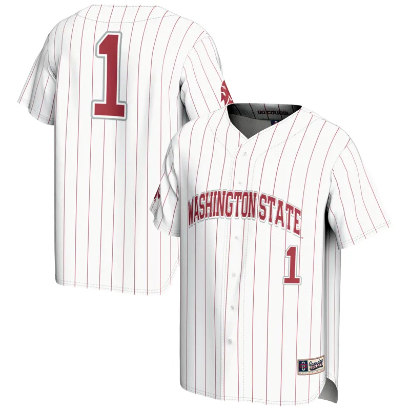 Washington State Cougars Jersey Gameday Greats #1 White Lightweight Jersey - Image 4