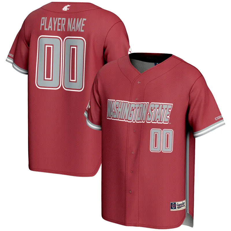 Washington State Cougars Jersey Gameday Greats Crimson Pick A Player Lightweight Jersey - Image 4