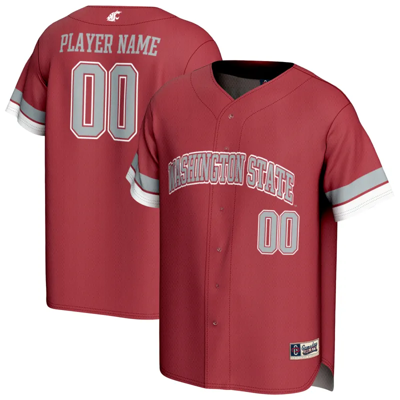 Washington State Cougars Jersey Gameday Greats Crimson Pick A Player Lightweight Jersey - Image 5
