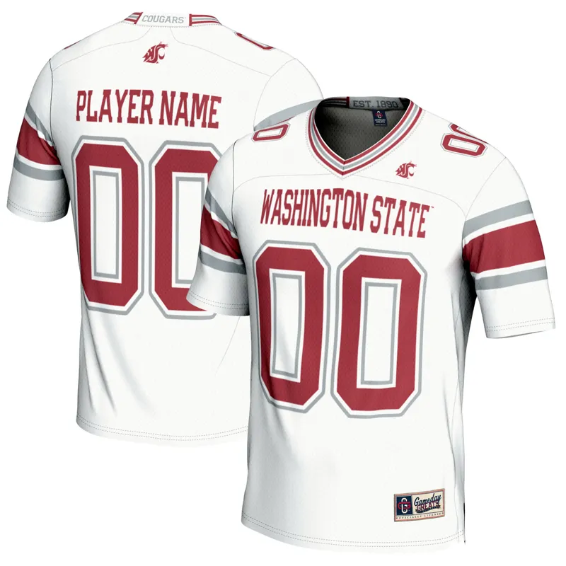Washington State Cougars Jersey Gameday Greats White Lightweight Pick A Player Jersey - Image 2