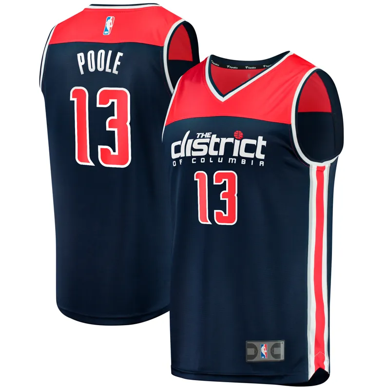 Washington Wizards Jersey Jordan Brand Navy 2024-25 Custom Swingman Statement Edition Jersey - Image 3