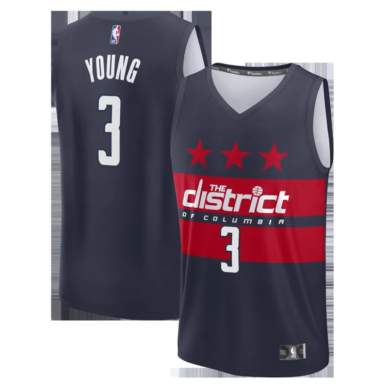 Washington Wizards Jersey Red Fast Break Custom Icon Edition Jersey - Image 5