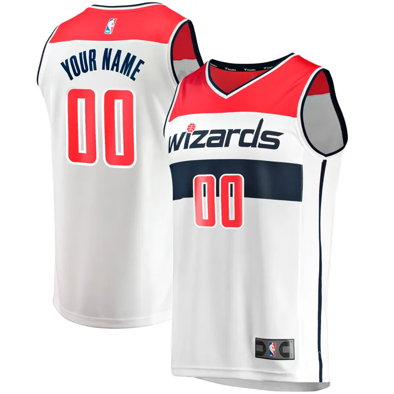 Washington Wizards Jersey Tre Johnson Iii Red 2025 Nba Draft First Round Pick Fast Break Icon Edition - Image 4