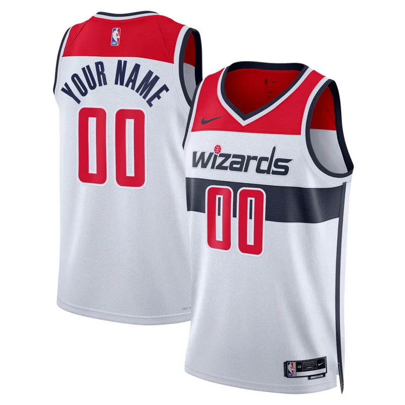 Washington Wizards Jersey Tre Johnson Iii Red 2025 Nba Draft First Round Pick Fast Break Icon Edition - Image 5