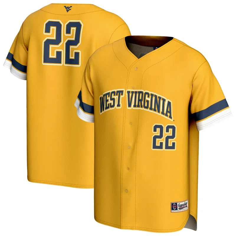 West Virginia Mountaineers Jersey Gameday Greats Gold Pick A Player Lightweight Jersey - Image 2