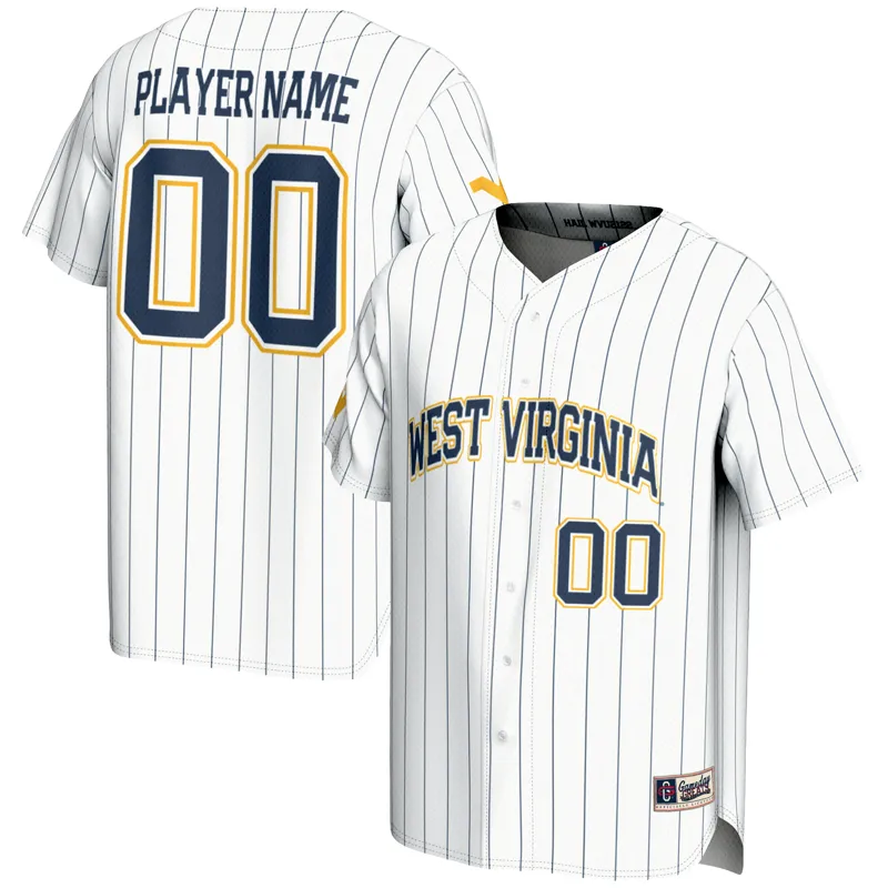West Virginia Mountaineers Jersey Gameday Greats White Pick A Player Lightweight Jersey