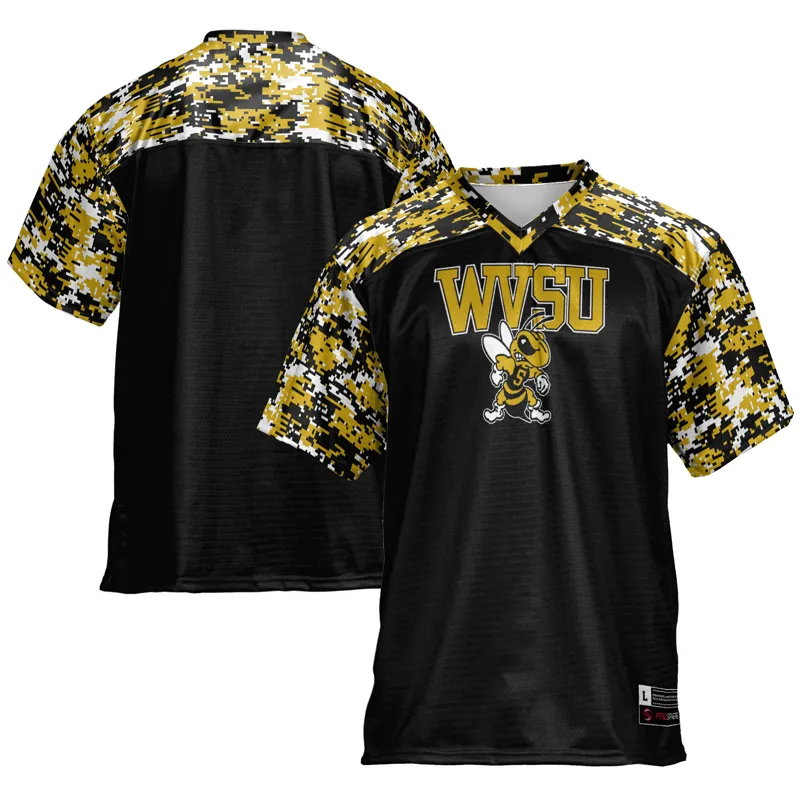 West Virginia Mountaineers Jersey Nicco Marchiol Navy Home Game Jersey - Image 3