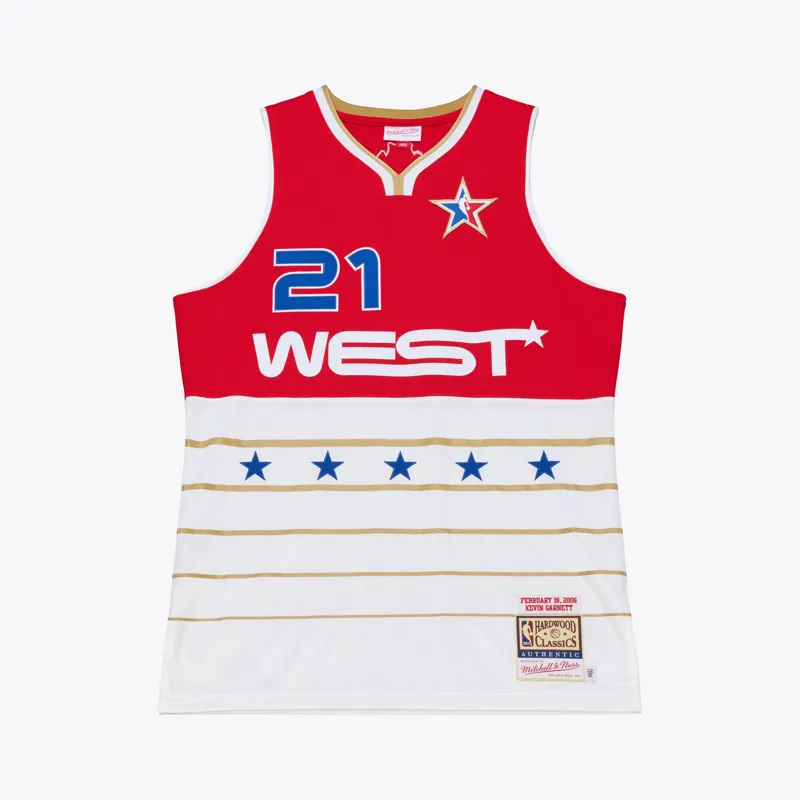Western Conference Jersey Dirk Nowitzki Red White 2006 Nba All Star Game Jersey - Image 2