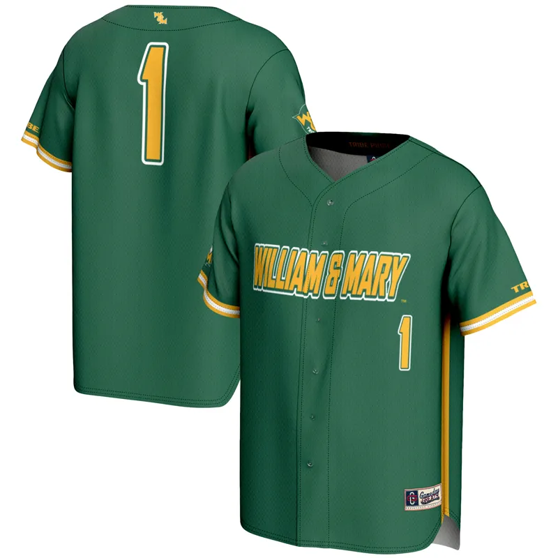 William & Mary Tribe Jersey Gameday Greats #1 Green Lightweight Jersey
