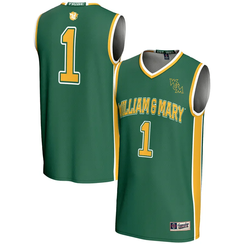 William & Mary Tribe Jersey Gameday Greats #1 Green Lightweight Jersey