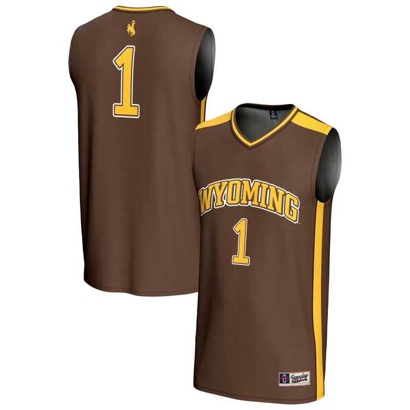 Wyoming Cowboys Jersey Gameday Greats #1 Brown Lightweight Jersey - Image 2