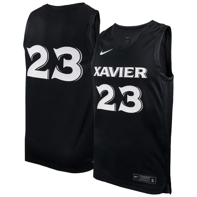 Xavier Musketeers Jersey #23 Black Jersey